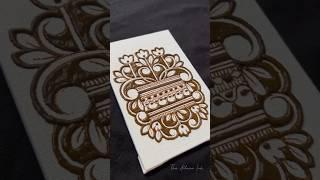 Henna on canvas - Part 2️| The Allure Ink | #mehndi #mehndidesign #tutorial #canvas #theallureink