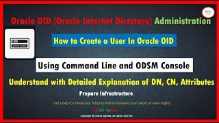 Create User in OID (Oracle Internet Directory) LDAP Server: Understand DN, CN and other attributes