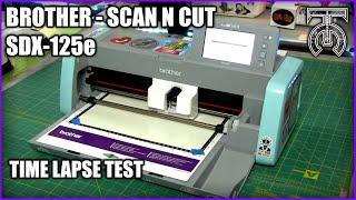 Brother - Scan N Cut SDX 125e - Time Lapse Test - Zinogre Shirt - Tock Custom