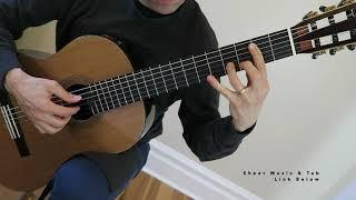 Estudio in E Minor by Tarrega for Classical Guitar