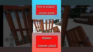 How to prepare ACACIA DOOR 05 in minecraft by #Vedanth Telugu Gamer#