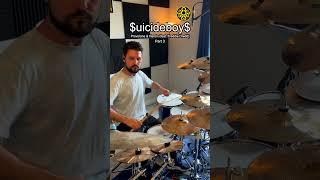 $UICIDEBOY$ PROVOLONE & HEROIN (W/ FREDDIE DREDD) DRUM COVER #g59 #scrim #slickitysloth #yungmutt