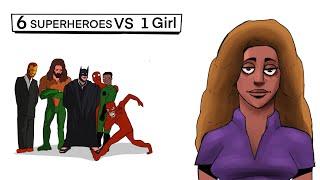 SIX SUPERHEROES VS ONE GIRL (JESSICA) || jude oc