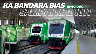 SOLO - MADIUN MAKIN MUDAH DAN MURAH MERIAH NAIK KA BIAS‼️ Perjalanan KA Bias Adi Soemarmo - Madiun