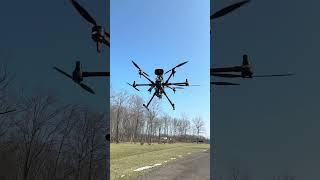 POWERFUL police drone comes in for a landing #YuneecH850