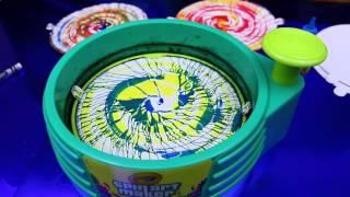 Crayola  Spin Art Maker Machine Spinning Art Painting Set Toy Review Kid Friendly