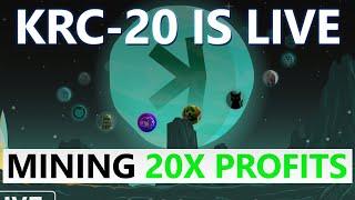 KRC-20 Is LIVE - Kaspa Mining Rewards are 20X More!!!