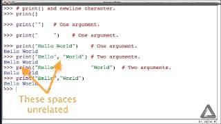 Unit 1 Video 3: print() and the newline Character