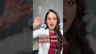 Garlic on acne