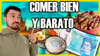 7 Lugares Donde COMER Bien y BARATO en LONDRES Comida buena (-6 Libras)