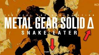 MGS3 REMAKE - CLASSIC TITLE SCREEN CONFIRMED!! 