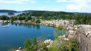 Granite Quarry on Swans Island, Maine