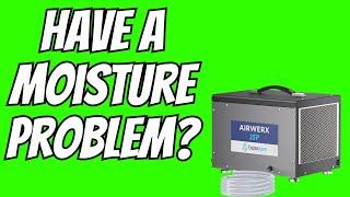 Moisture Issues? Damp basement Solutions | BaseAire Crawl Space/Basement Dehumidifier