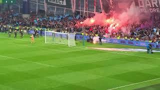 James Taylor puts Drogheda 2-0 up from the spot in the FAI Cup Final sparking wild celebrations