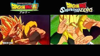 DRAGON BALL: Sparking Zero! VS. Dragon Ball Super: BROLY Comparison | Gogeta Moveset