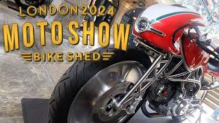 BIKE SHED Motorcycle Show 2024 Tobacco Dock, London.