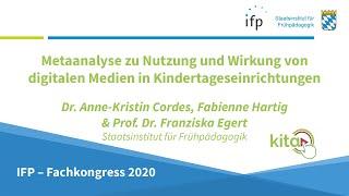 Metaanalyse zu  Nutzung und Wirkung von digitalen Medien  in Kindertageseinrichtungen