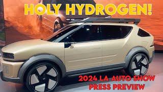 Hyundai’s hydrogen concept, Tesla and Overlanding highlight the 2024 LA Auto Show