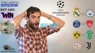 Champions League Predictions Today | Corners | Goals | 19/02/2025 | Wednesday | Bet and Win |