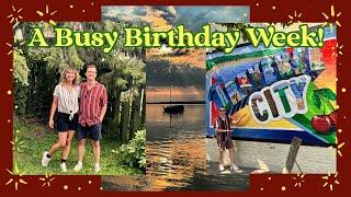 A Busy Summer's End!! Kansas City, Traverse City, and Brian's B-day!!