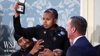 Trump Makes 13-Year-Old Child With Cancer Honorary Secret Service Agent | WSJ News