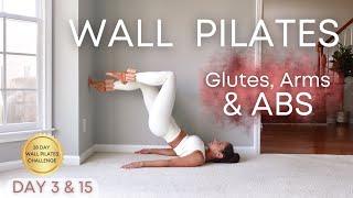 28 Day Wall Pilates Challenge- DAY 3 Glutes, Arms & Abs