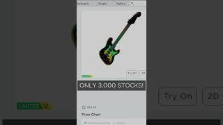 (RESTOCK) Roblox FREE Electric Guitar #roblox  #electricguitar #robloxlimiteditems