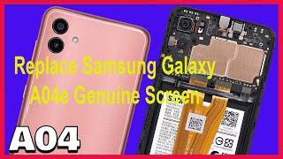 How To Replace Samsung Galaxy A04 / M04 / A04e Genuine Screen | Simple And Easy Way #viral #samsung