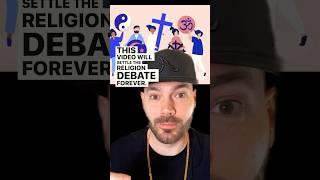 THIS SETTLES THE RELIGION DEBATE‼️ #bible #god #jesus #christian #religion #shorts #easter #yt