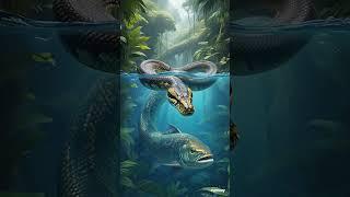 What Happens When a Huge Snake Meets a Giant Fish?