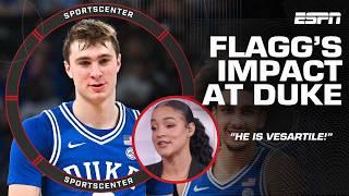 ‘He is extremely VERSATILE!’ - Andraya Carter on Cooper Flagg’s impact at Duke | SportsCenter