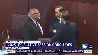 Nevada Legislature ends; crime bill, film studio bills die