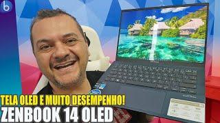 Asus ZENBOOK 14 OLED | TELA OLED 2.8K, ACABAMENTO PREMIUM e MUITO DESEMPENHO! Unboxing e Impressões