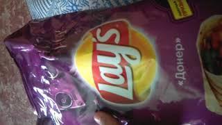 Обзор на новые чипсы Lays,,Донер"