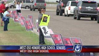 Drive by celebration dedicated to West Oso High School seniors