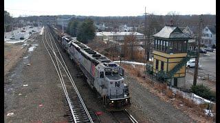 Rail Train Chase Of The New Jersey Transit Hoboken Extra On The Mainline