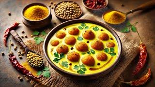 "Traditional बेसन कढ़ी with Khatai & Phulauri|Authentic Perfect Comfort Food| Kadhi with a Twist"
