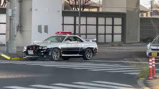 GT-R34 police car in Tokyo, Japan