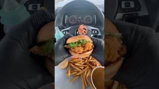 Popeyes new ghost pepper sandwich  #asmr #food #mukbang