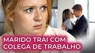 MARIDO TRAI COM COLEGA DE TRABALHO | MARIDO MENTIROSO | Filmes românticos - Séries e novelas