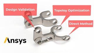 Topology Optimization & Additive Manufacturing in ANSYS (Fully Narrated Tutorial)