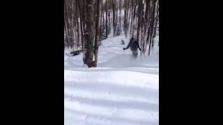 It is sweet to get away from the crowds and get some post-storm pow