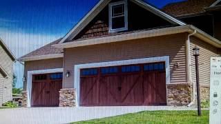 chi 5217 accents flush overlay garage doors