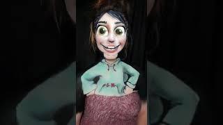 Vanellope makeup | ILLUSION ART #makeupshorts #shorts #shortsmakeup #disney #disneymakeup