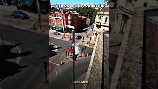 others doing parkour vs this guy #shorts