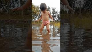 wow, the water is deep #shorts #flood #waterplay Water