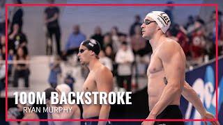 Ryan Murphy Finishes First in 100M Backstroke | 2024 TYR Pro Swim Series Westmont