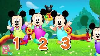 FIVE LITTLE MICKEY MOUSE | Nursery Rhyme For Kids | Belinda TV