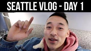 SEATTLE VLOG - DAY 1 | Free Wine At 4 Star Hotel | Must Try Pizza! |