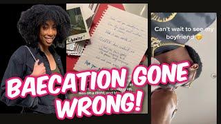 BAECATION GONE WRONG! WOMAN FINDS OUT HER MAN IS CHEATING WHILE ON VACATION! VIDEOS & PHOTOS